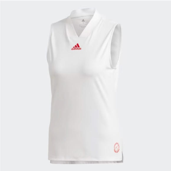 Adidas Tennis Match Engineered Tank Top White Women’s Medium - Picture 2 of 10